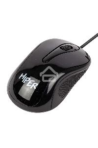 Мышь проводная HIPER HOM-031 черный, 1000 dpi, USB, кнопки - 3
