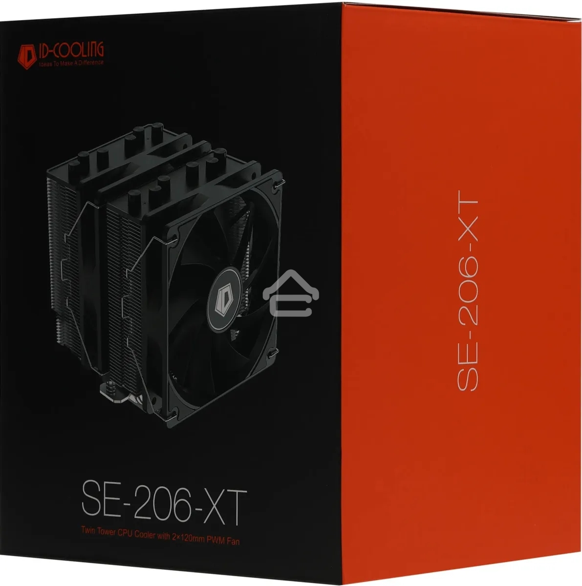 Кулер ID-COOLING SE-206-XT черный 120мм алюминий/медь 1800rpm 35db 4-pin 250W 156мм