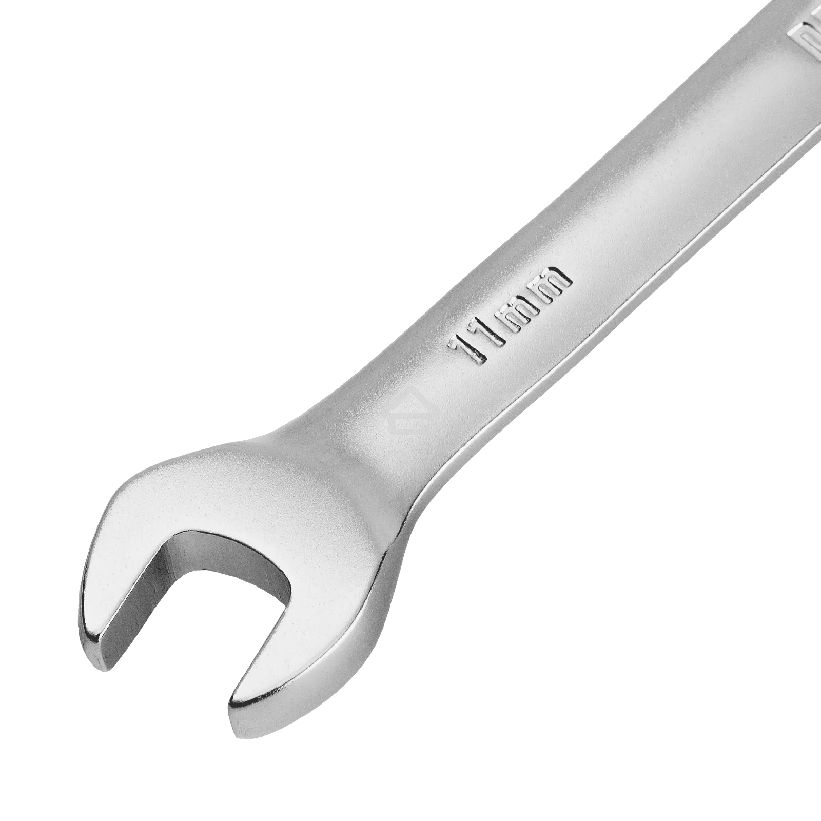 Ключ комбинированный трещоточный Denzel 14705 11 мм, CrV, матовый хром