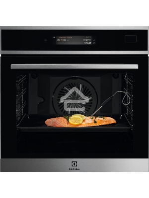 Духовой шкаф Электрический Electrolux EOC9P31WX черный/серебристый