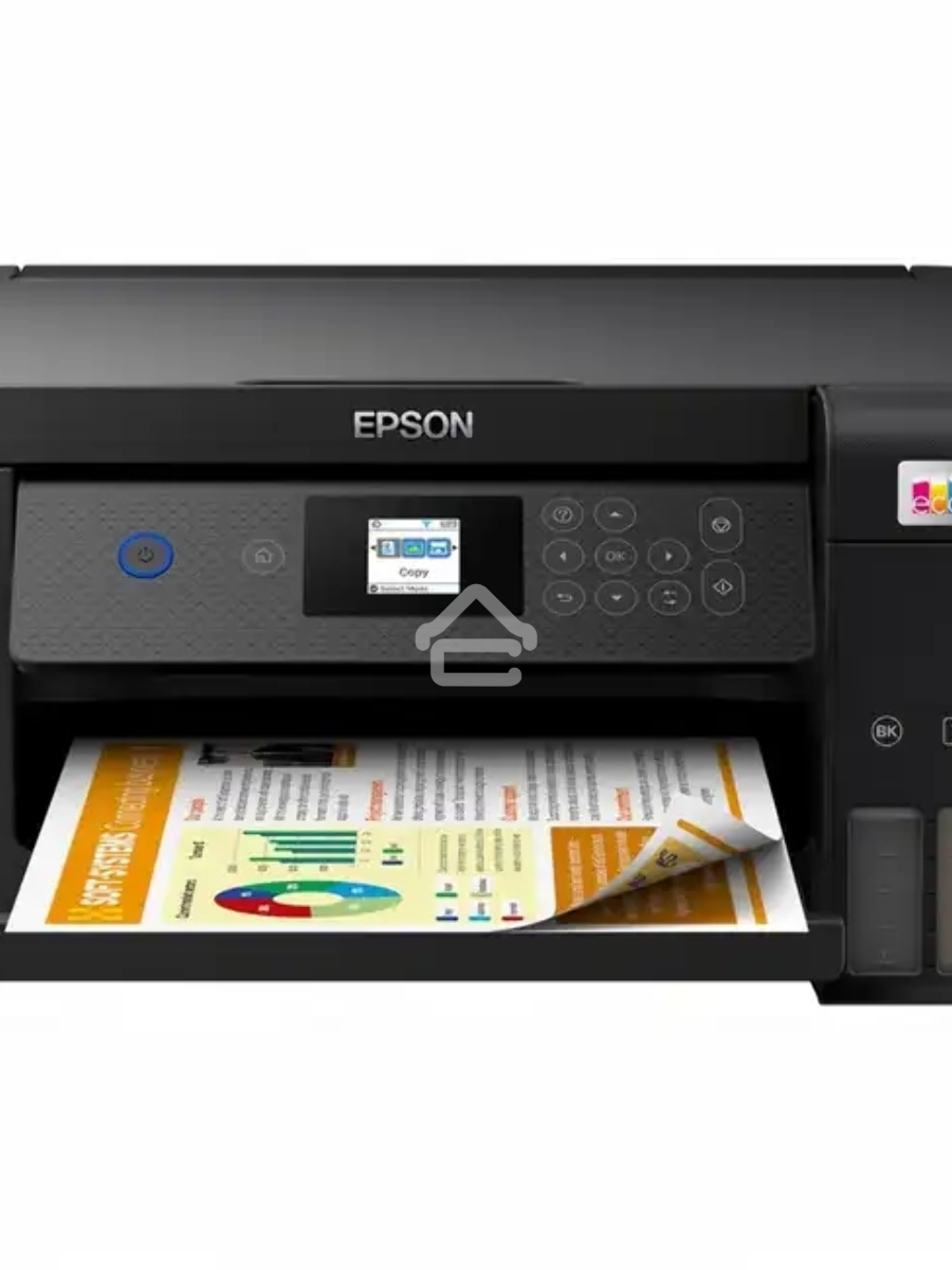 МФУ струйный Epson EcoTank L4260 (C11CJ63415), A4, цветной, печ. до 33 стр/мин. (ч/б) до 15 стр/мин. (цвет), 1440 x 5760 dpi (печать) 1200x2400dpi (скан.), USB, Wi-Fi