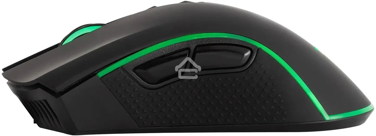 Мышь беспроводная GMNG GG-MS400WO черный, 10000 dpi, радиоканал, USB, кнопки - 7