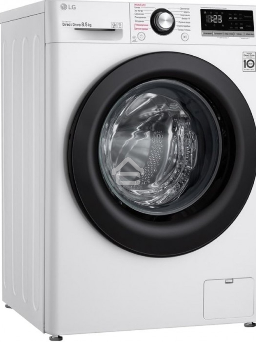 Стиральная машина LG F2V3PS6W белый, загрузка фронтальная 8.5 кг, 1200 об/мин., класс: A