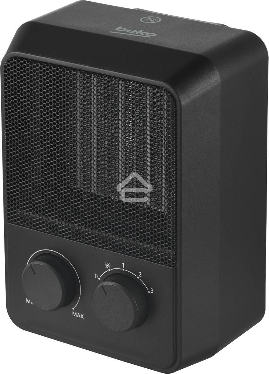 Тепловентилятор Beko Winter Range RHP 5320 B черный, 2000 Вт, 15 м2, термостат