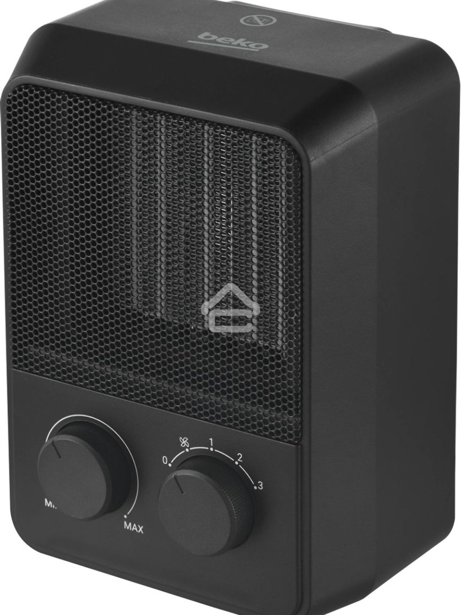Тепловентилятор Beko Winter Range RHP 5320 B черный, 2000 Вт, 15 м2, термостат