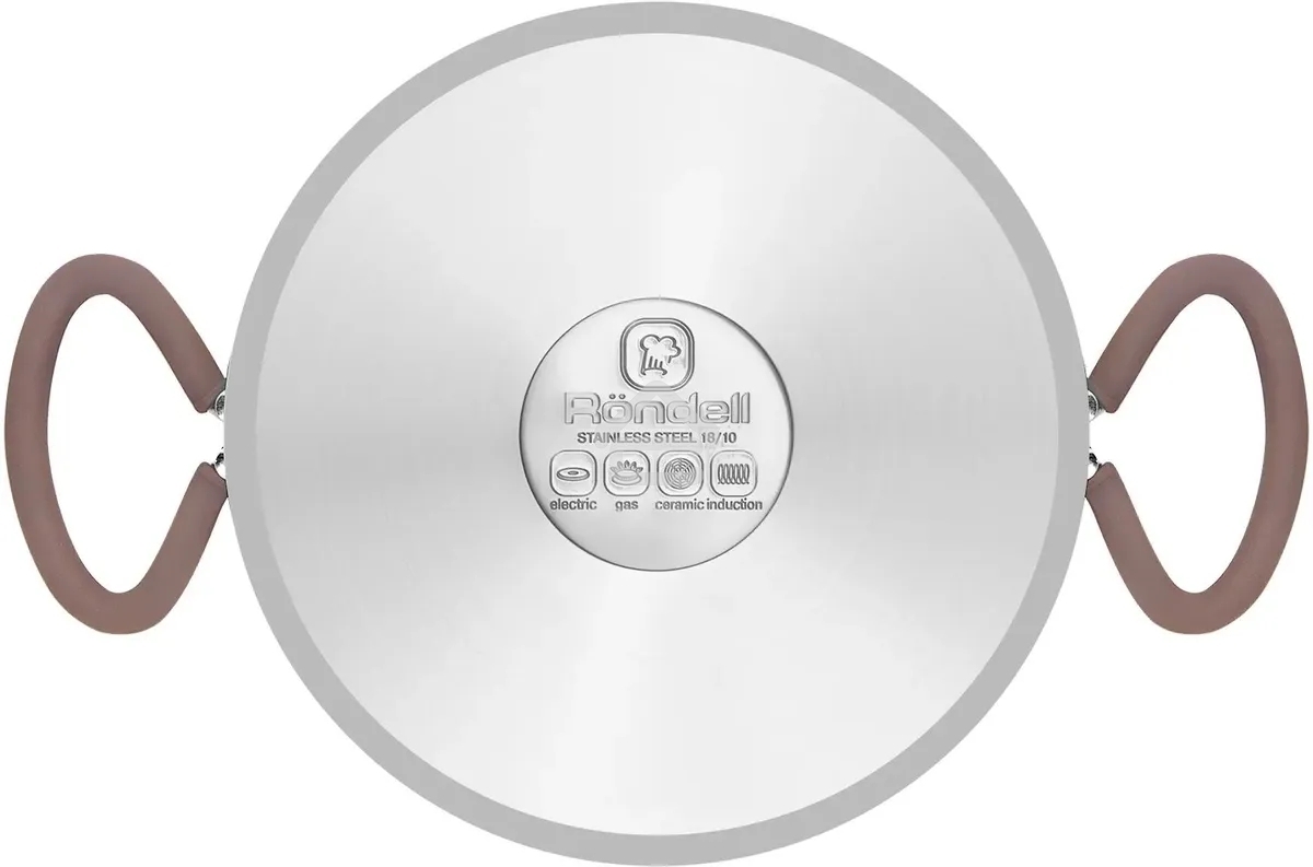 Кастрюля Rondell Etery RDS-1599 3.1л. d=20см (с крышкой) сталь
