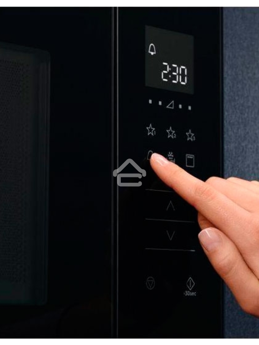 Микроволновая печь встраиваемая Electrolux LMS2203EMK черный, 20 л, 700 Вт, переключатели - поворотный механизм/кнопки