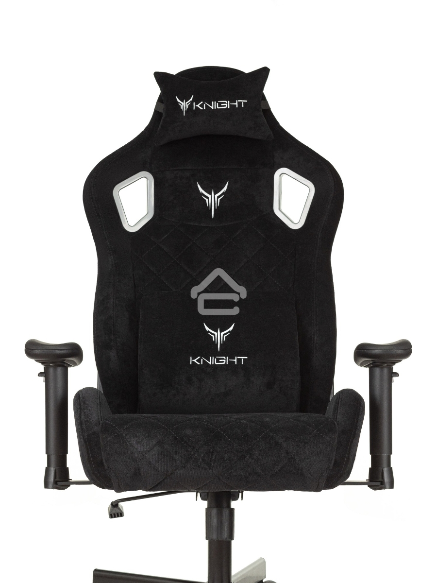 Кресло игровое Knight Outrider Light-20 черный с подголов. крестовина металл