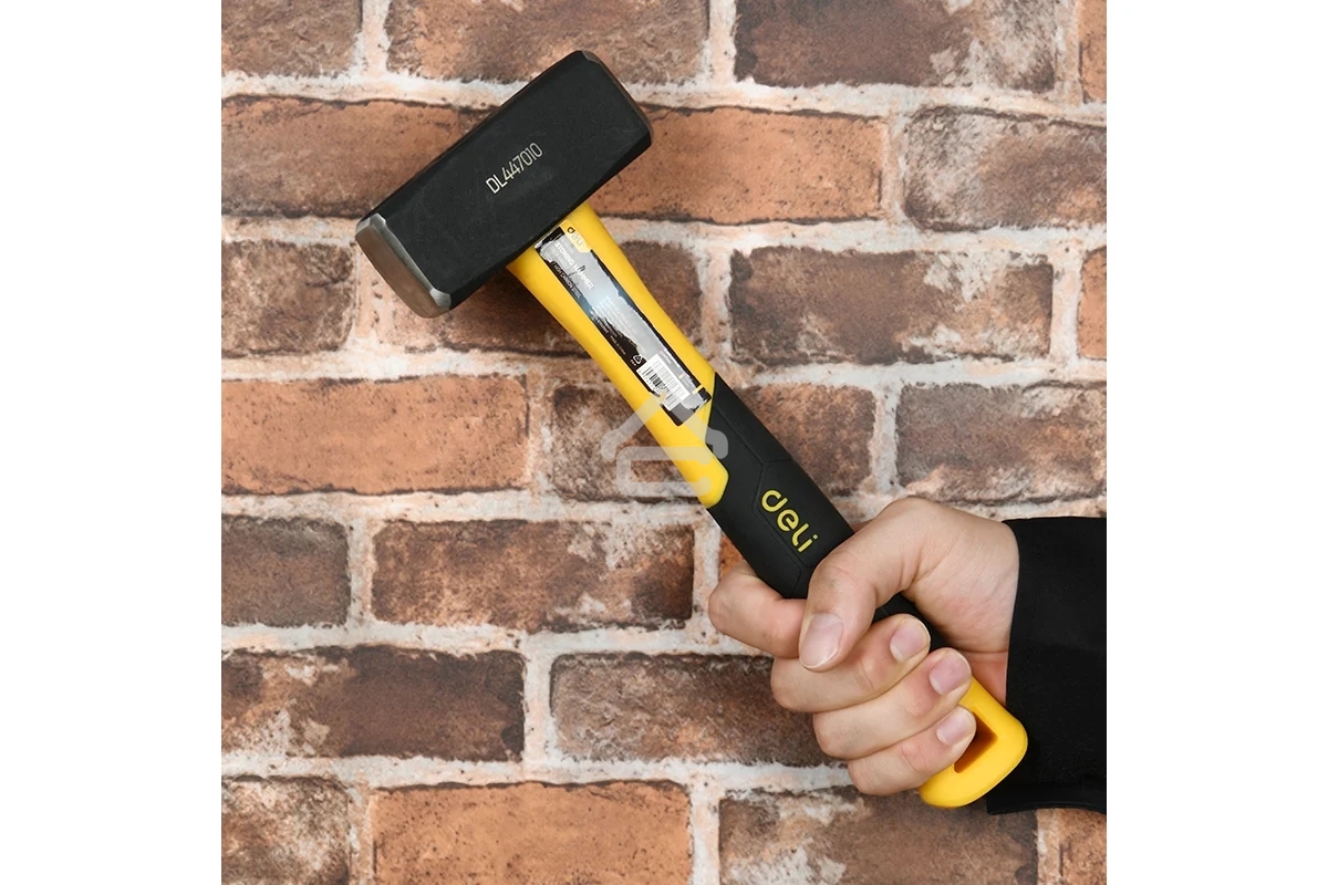 Кувалда Deli DL447010 1000 гр Фибергласовая рукоять