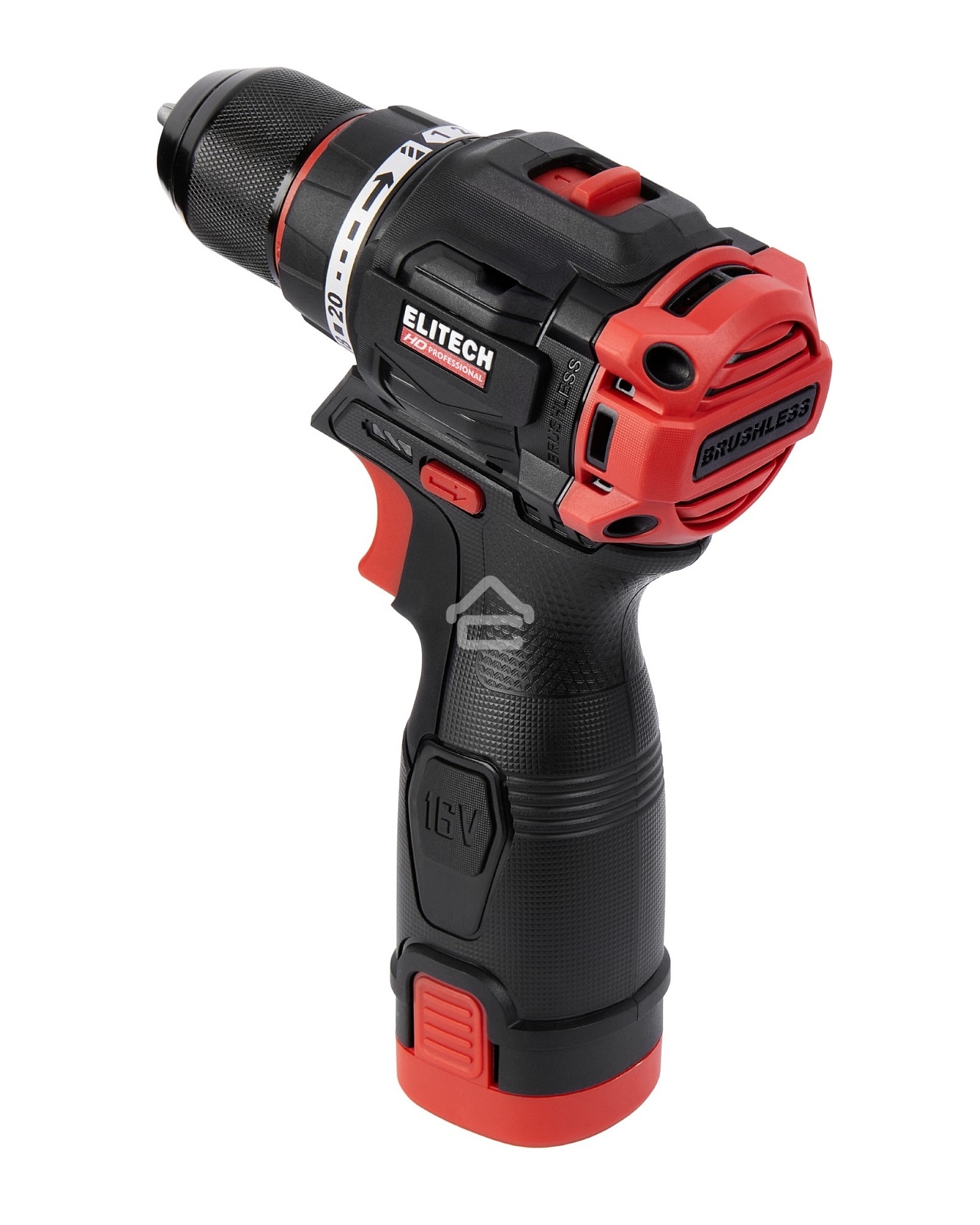 Дрель-шуруповерт Elitech CD 16L2 (E2201.039.01) 32Вт аккум. патрон:быстрозажимной (кейс в комплекте) (205715)