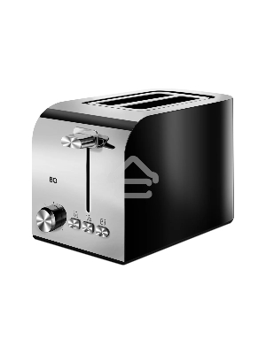 Тостер BQ T2000 Steel-Black, Мощность 850 Вт, 7 степеней поджаривания