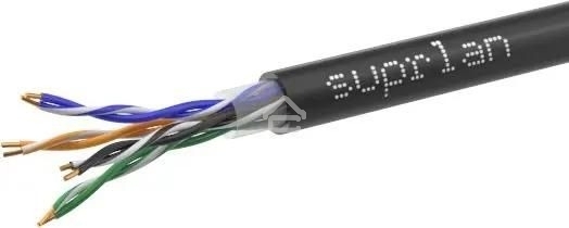 Кабель информационный Suprlan Premium 01-1012-2, cat.5e FTP 4 пары X24AWG PVC внутренний, 305м, серый