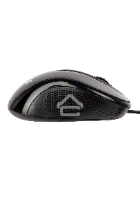 Мышь проводная HIPER HOM-031 черный, 1000 dpi, USB, кнопки - 3