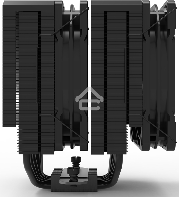 Кулер для процессора Zalman CNPS14X DUO черный, 120 мм, алюминий/медь, 2000 об/мин, 29.7 дБ, 4 pin, 270 Вт, 159 мм