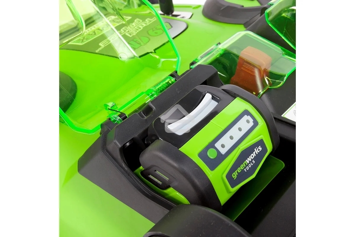 Газонокосилка аккумуляторная GreenWorks G40LM49DB, TwinForce, 40V, 49 см, без АКБ и ЗУ (2500207)