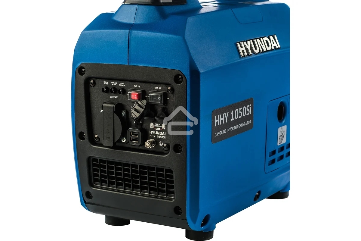 Электрогенератор бензиновый инверторный Hyundai HHY 1050Si, 1.2 кВт, 59 дБ, 12 кг