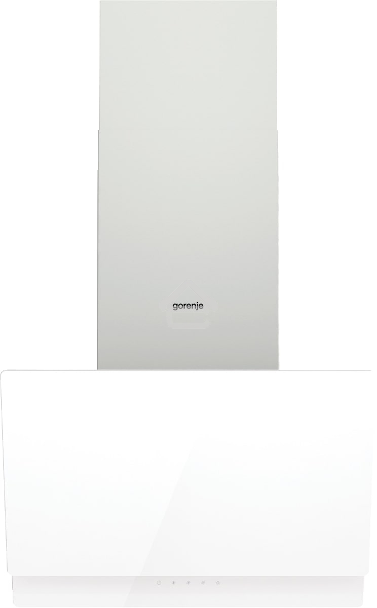 Вытяжка наклонная Gorenje WHI649EXGW белый, 60 см, 608 куб. м/ч, 63 дБ