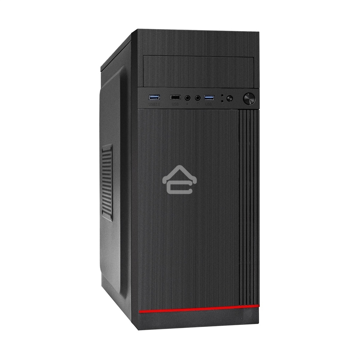 Компьютерный корпус Miditower ExeGate AA-442U2-AA400 (ATX, AA400 8 см, 1хUSB+2хUSB 3.0, аудио, черный)