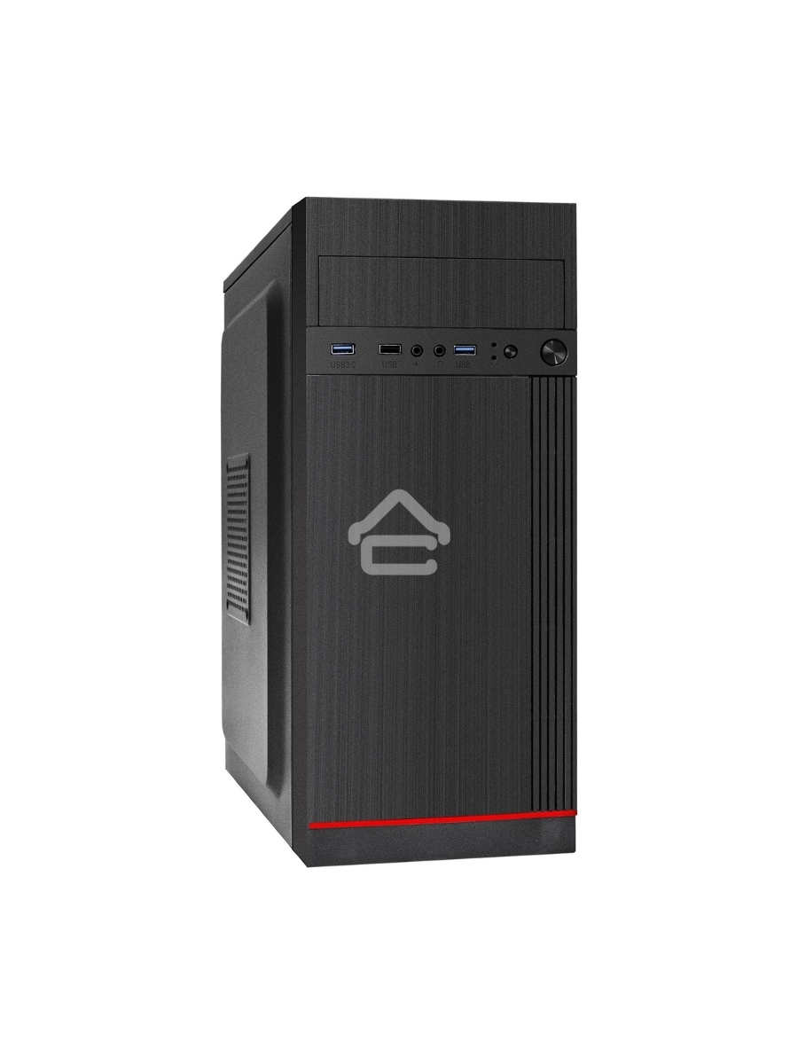Компьютерный корпус Miditower ExeGate AA-442U2-AA400 (ATX, AA400 8 см, 1*USB+2*USB3.0, аудио, черный)