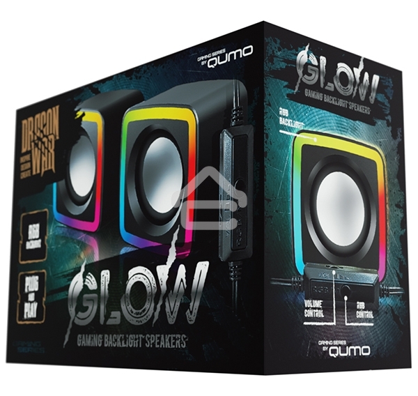 Активная акустическая система 2.0 Qumo GLOW AS014