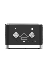 Тостер BQ T4000 Black-Steel, Мощность 1600 Вт, 7 степеней поджаривания