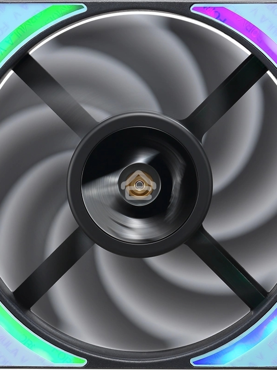 Вентилятор для корпуса Aerocool / Formula Air Bridge Plus BK ARGB черный, 120 мм, 1300 об/мин, 27.2 дБ, 4 pin