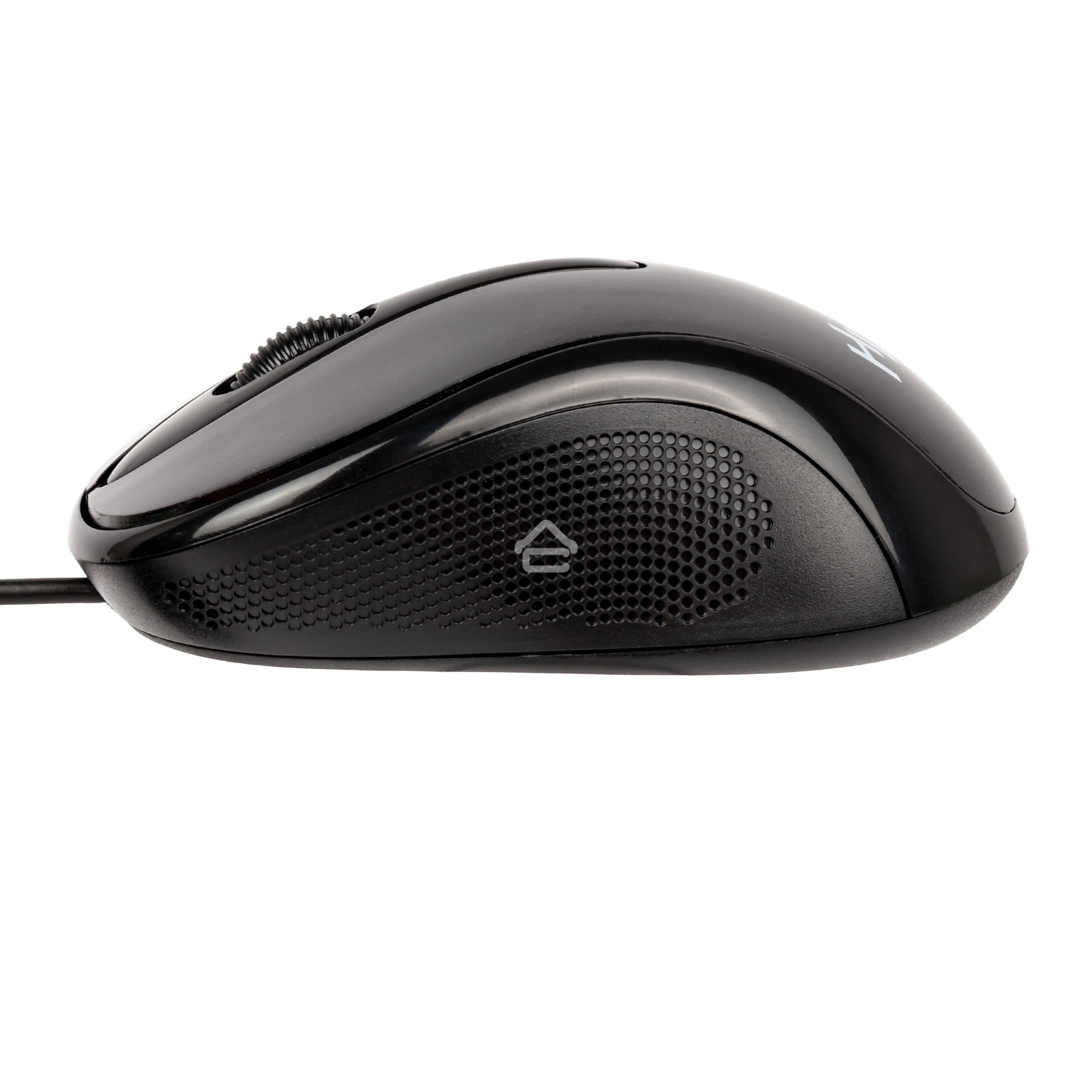 Мышь проводная HIPER HOM-031 черный, 1000 dpi, USB, кнопки - 3