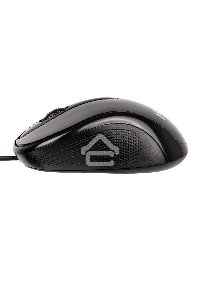 Мышь проводная HIPER HOM-031 черный, 1000 dpi, USB, кнопки - 3