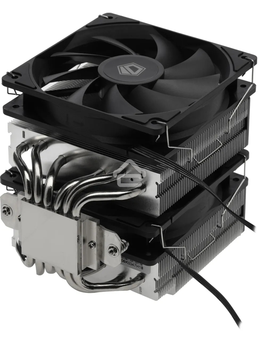 Кулер ID-COOLING SE-206-XT черный 120мм алюминий+медь 1800rpm 35db 4-pin 250W 156мм