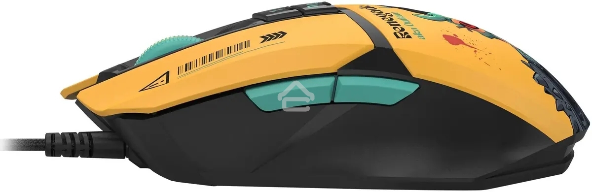 Мышь проводная A4Tech Bloody W63 Max Renegade желтый, 12000 dpi, USB, кнопки - 7