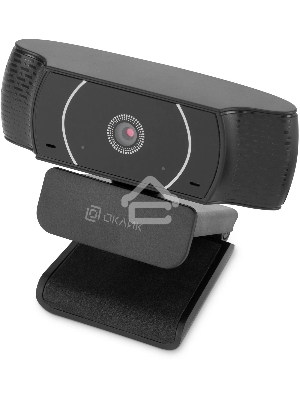 Камера Web Оклик OK-C016HD черный 1Mpix (1280x720) USB2.0 с микрофоном