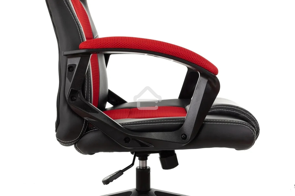 Кресло игровое Бюрократ Zombie Arena черный/красный