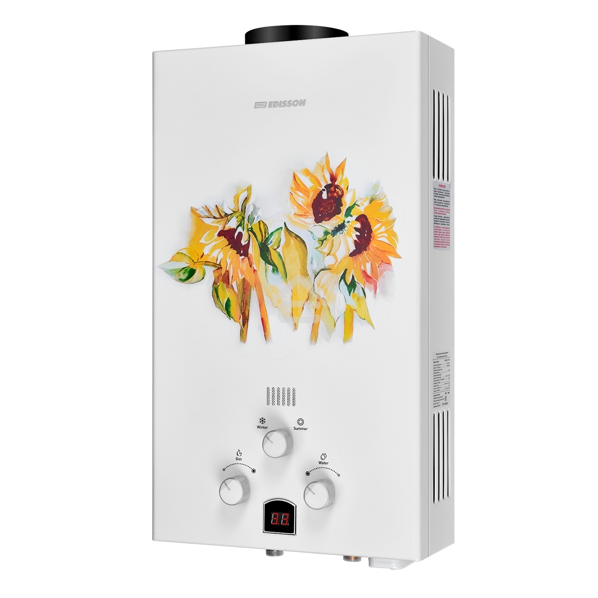 Колонка газовая Edisson E 20 GD (Подсолнухи)