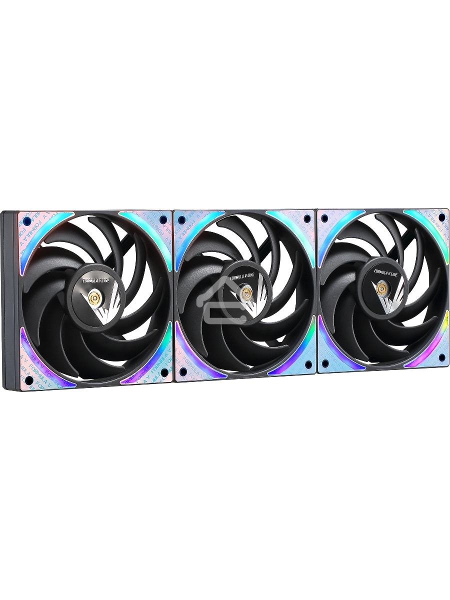 Вентилятор для корпуса Aerocool / Formula Air Bridge Plus BK ARGB черный, 120 мм, 1300 об/мин, 27.2 дБ, 4 pin