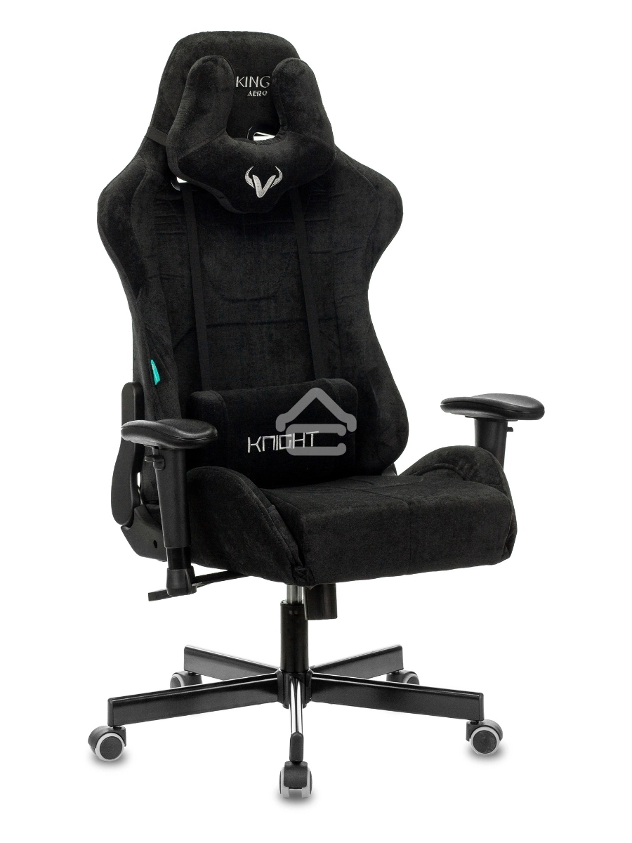 Кресло игровое Бюрократ VIKING KNIGHT LT20 FABRIC черный крестовина металл/пластик