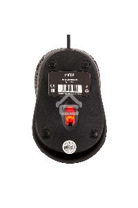 Мышь проводная HIPER HOM-031 черный, 1000 dpi, USB, кнопки - 3