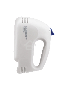 Миксер ручной Scarlett SC-HM40S03 200Вт белый/синий