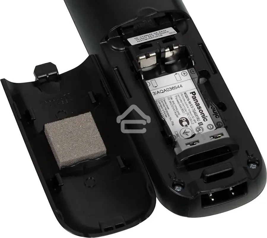 Телефон беспроводной (DECT) Panasonic KX-TG6811RUB (черный) Беспроводной DECT,40 мелодий,телефонный справочник 120 зап.