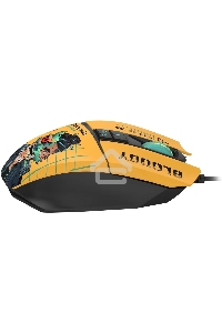 Мышь проводная A4Tech Bloody W63 Max Renegade желтый, 12000 dpi, USB, кнопки - 7
