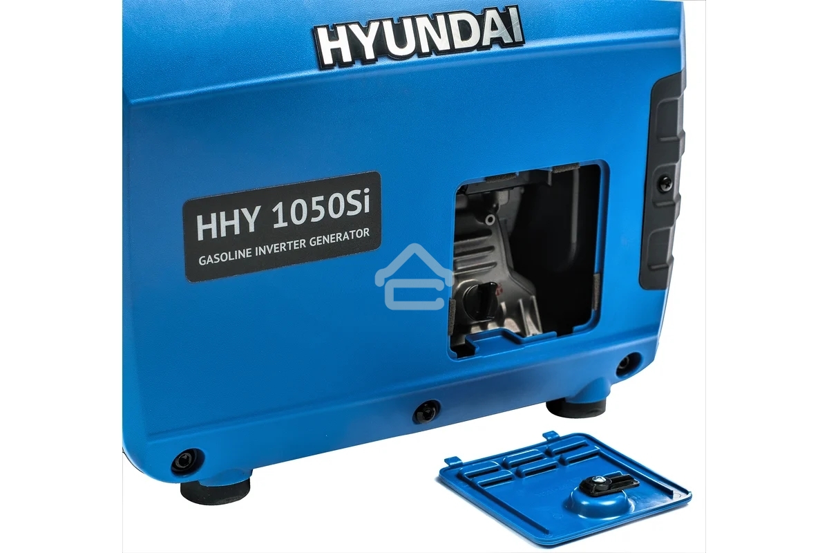 Электрогенератор бензиновый инверторный Hyundai HHY 1050Si, 1.2 кВт, 59 дБ, 12 кг