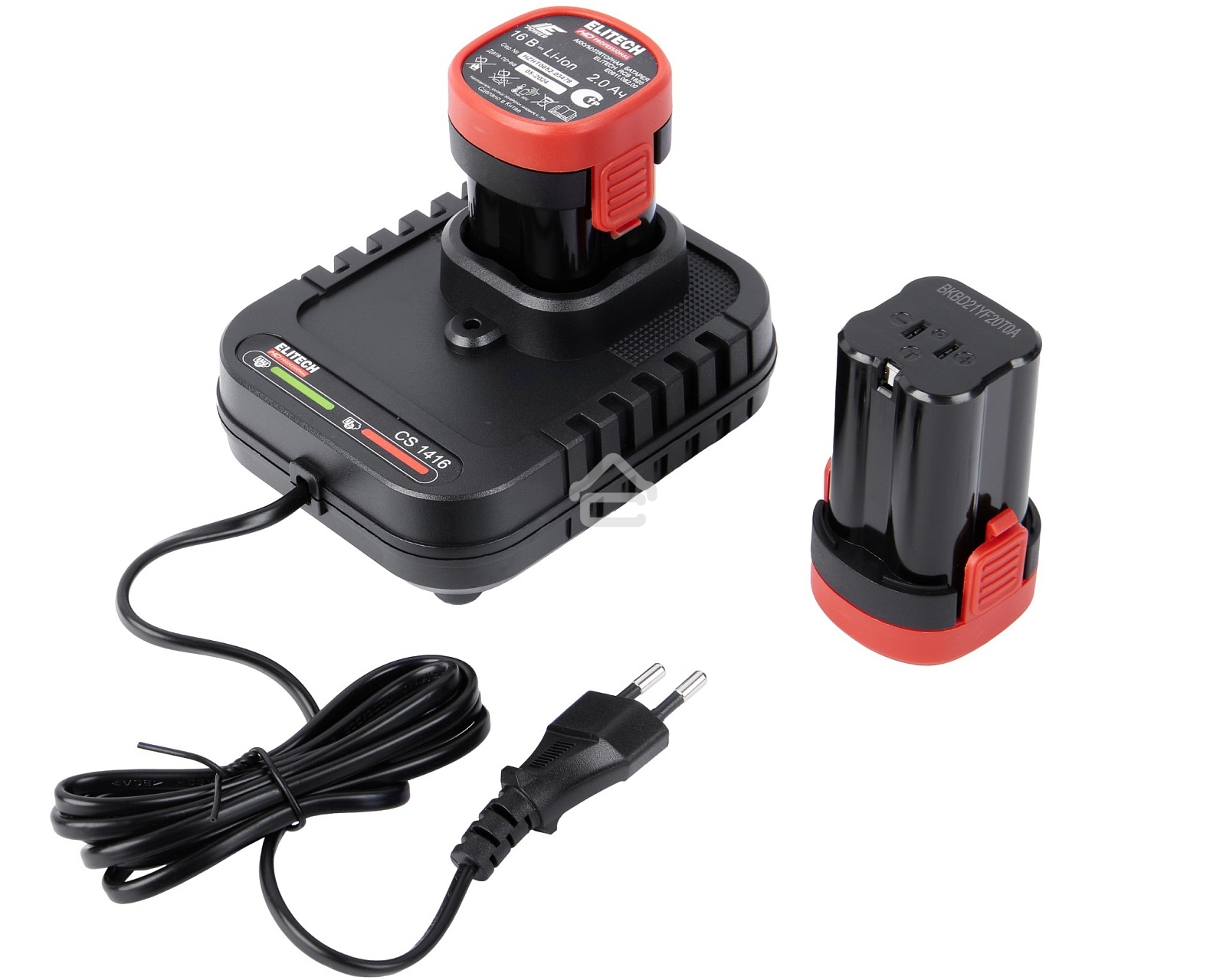 Дрель-шуруповерт Elitech CD 16L2 (E2201.039.01) 32Вт аккум. патрон:быстрозажимной (кейс в комплекте) (205715)