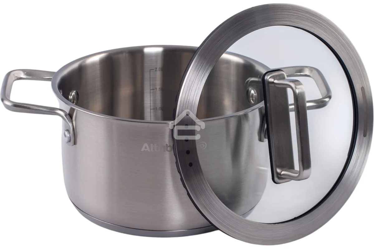 Кастрюля ATTRIBUTE ASA002 ARGENTO 2.5л 18см индукция