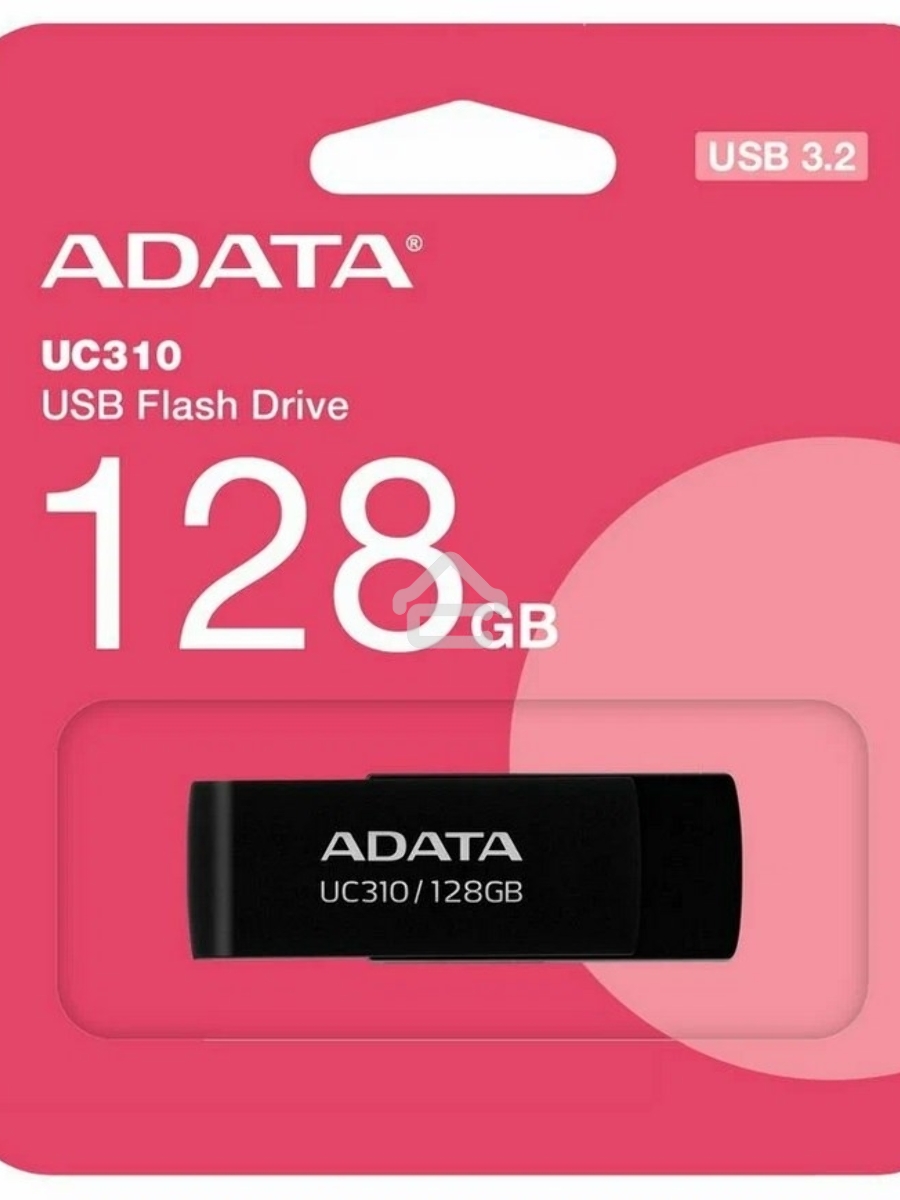 Флеш диск ADATA UC310-128G-RBK BLACK\GR 128GB