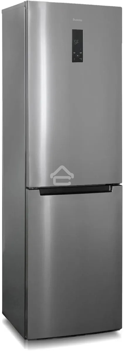Холодильник Бирюса Б-I980NF нержавеющая сталь двухкамерный 240/130л морозилка снизу, No Frost