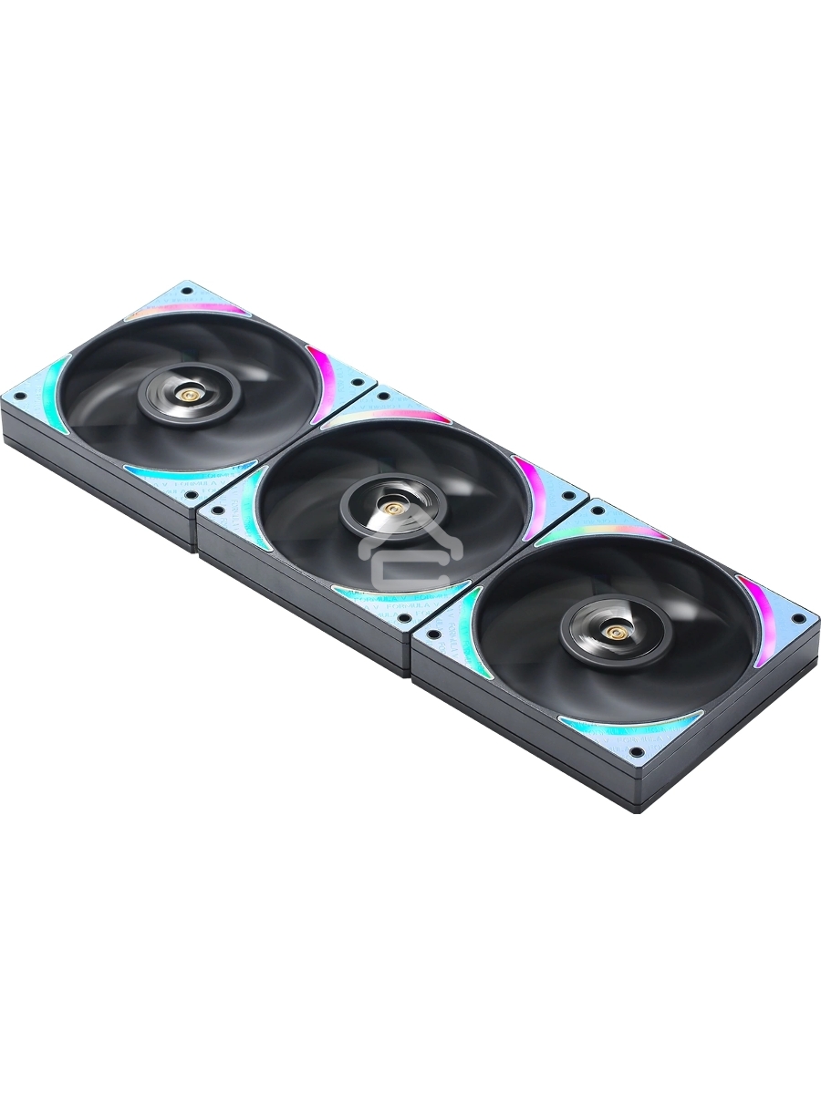 Вентилятор для корпуса Aerocool / Formula Air Bridge Plus BK ARGB черный, 120 мм, 1300 об/мин, 27.2 дБ, 4 pin