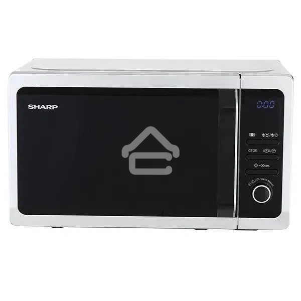 Микроволновая печь Sharp R2852RSL серебристый, 20 л, 800 Вт, переключатели - кнопки/поворотный механизм