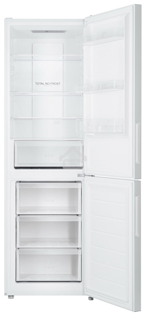 Холодильник Haier CEF535AWD белый, двухкамерный, 241/105л, морозилка снизу, No Frost