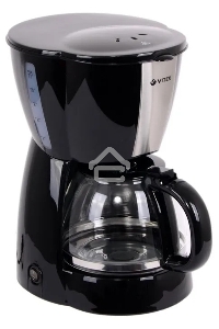 Кофеварка капельная Vitek VT-1506 ВК черный, молотый кофе, 0.7 л, 550 Вт