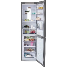 Холодильник Бирюса Б-I980NF нержавеющая сталь двухкамерный 240/130л морозилка снизу, No Frost