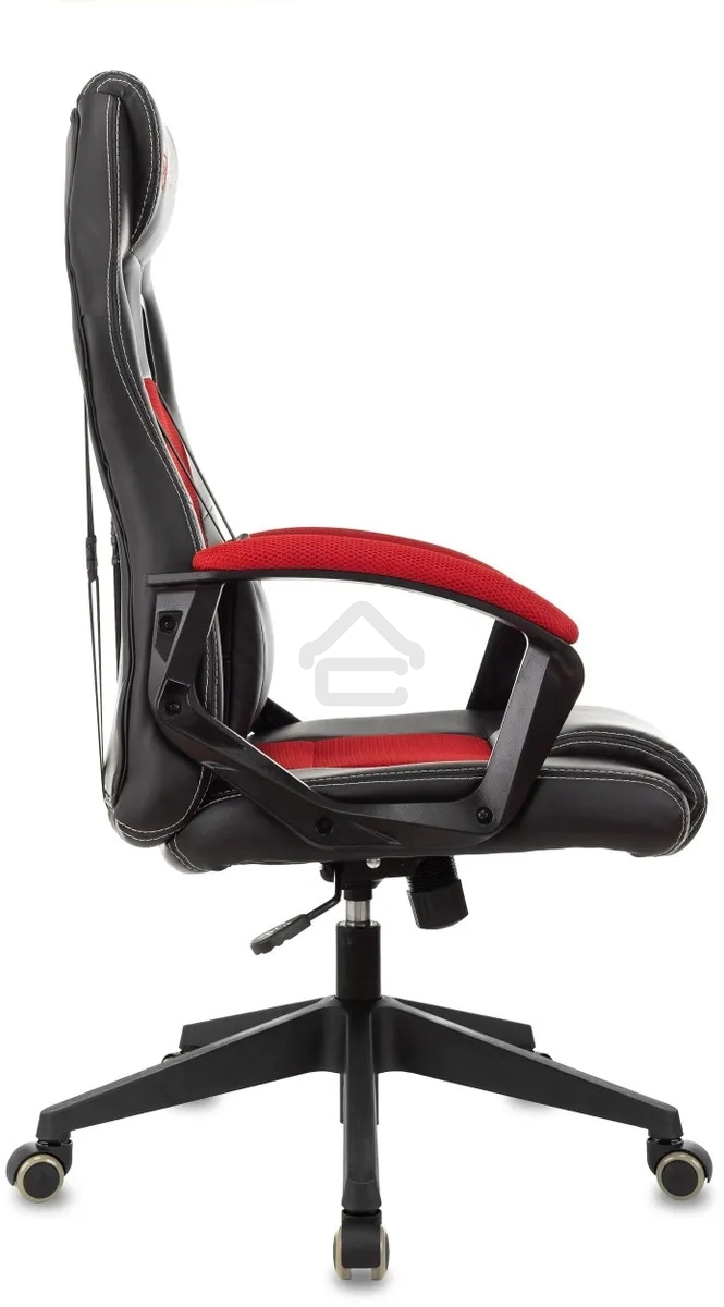 Кресло игровое Бюрократ Zombie Arena черный/красный